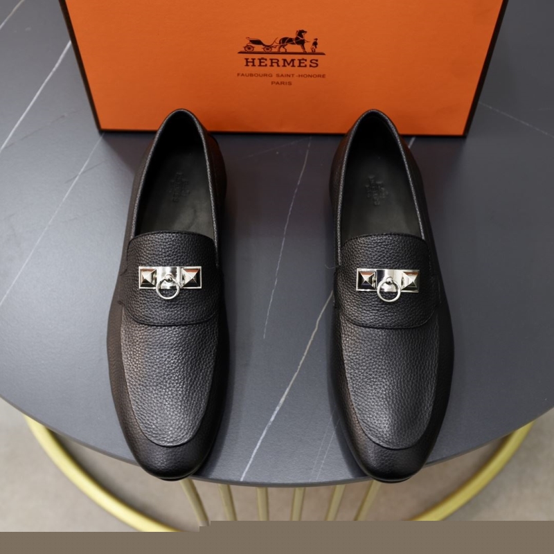 H**mes leather shoes